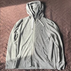 Men's Express Gray Zip Hoodie